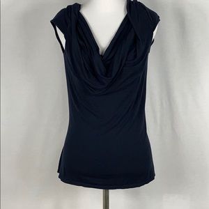 European Culture navy blue blouse size XL